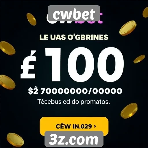 Ofertas de bônus disponíveis na cwbet